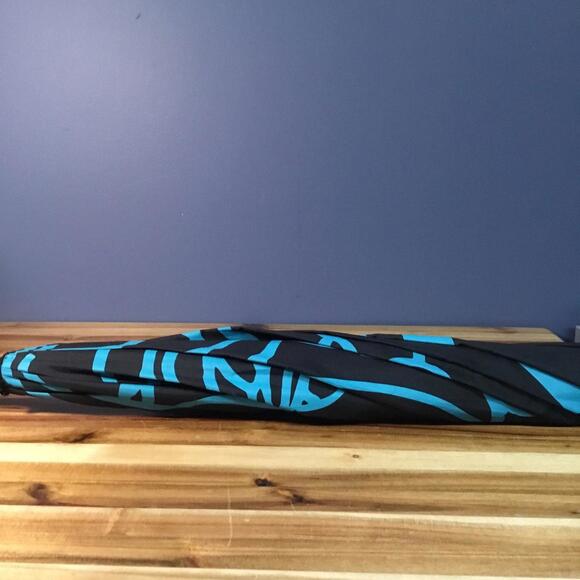 Versace Medusa Ltd Edition Unisex Umbrella Black Blue - Picture 7 of 8